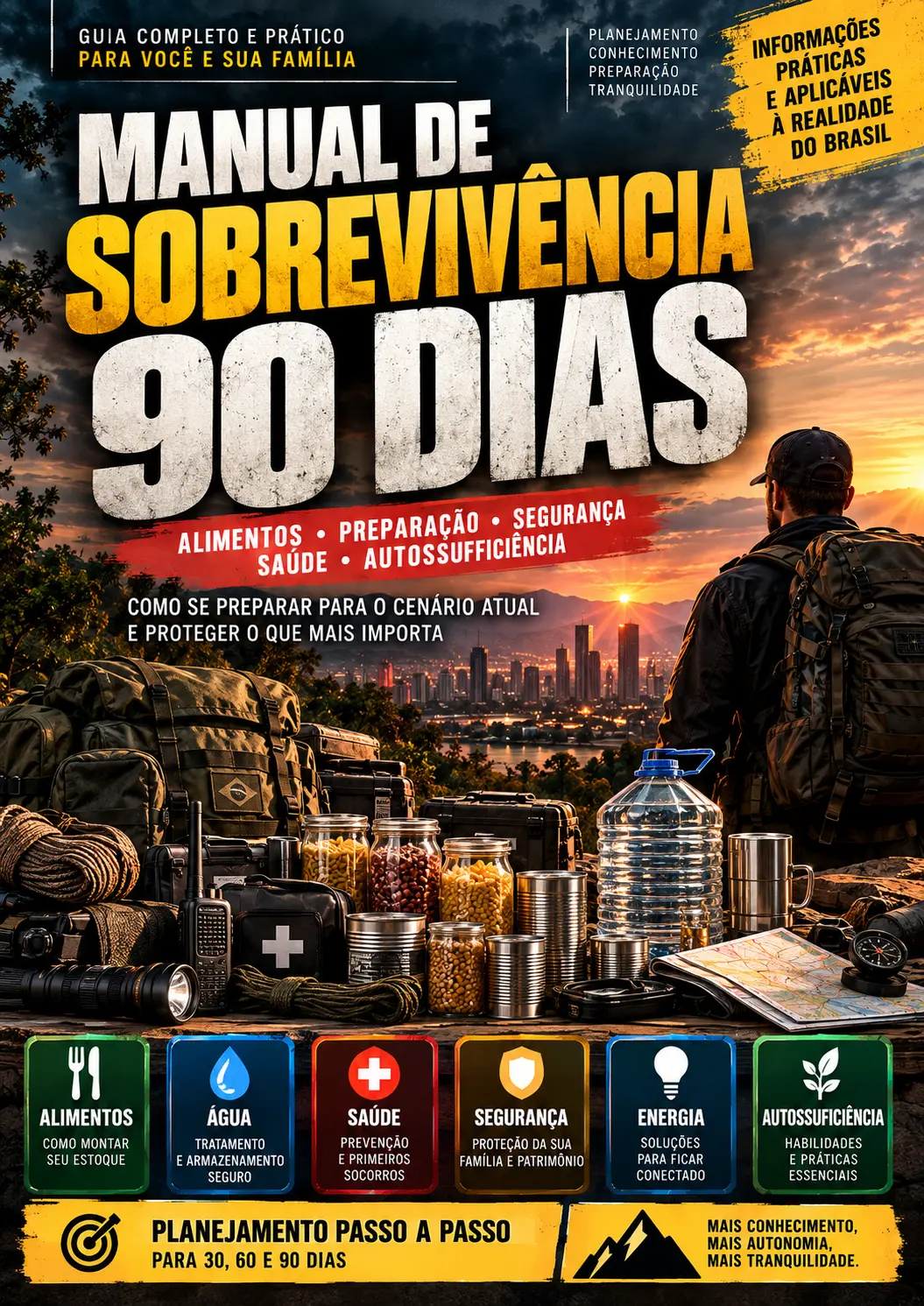 Capa do Manual de Sobrevivência 90 Dias